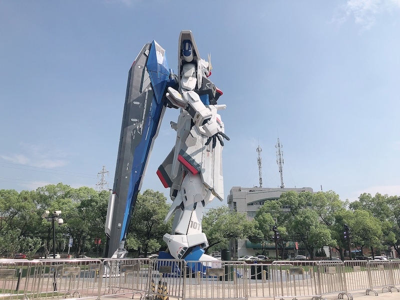 上海・羽付きガンダム