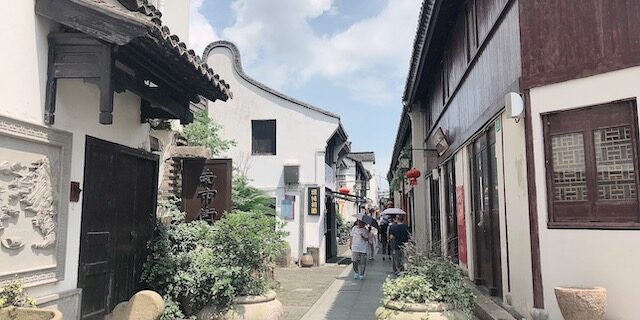 上海・川沙古鎮のたたずまい