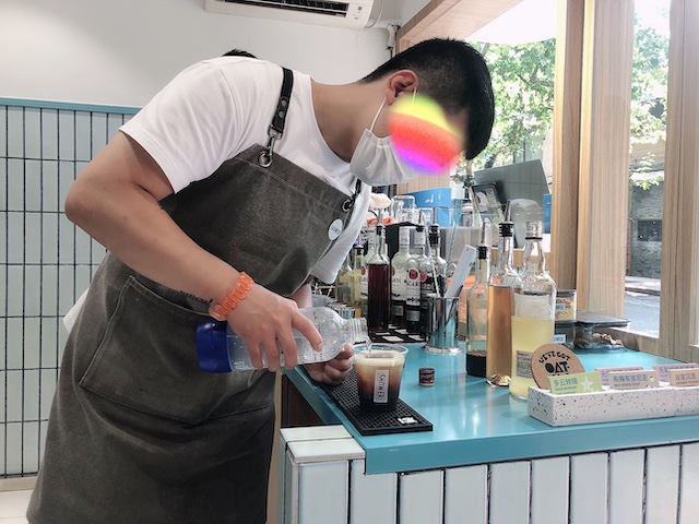 上海・カクテルのような作り方のコーヒー飲料