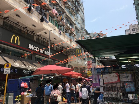 香港街の様子2022年4月