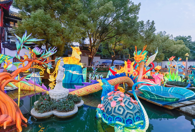 上海・豫園ランタンフェスティバルの「山海奇豫記」