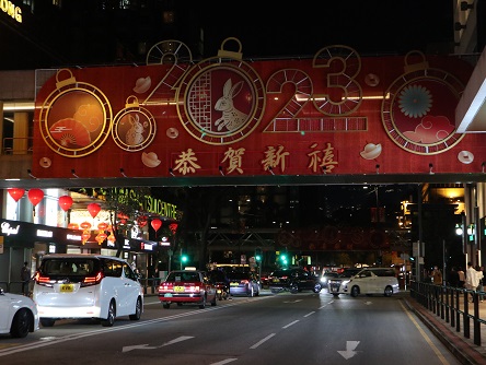 旧正月前の香港